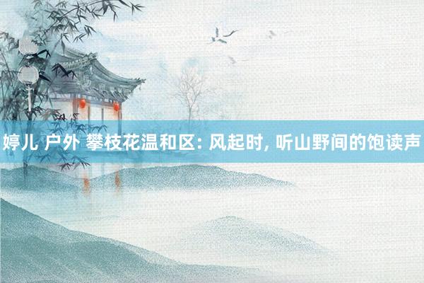 婷儿 户外 攀枝花温和区: 风起时， 听山野间的饱读声